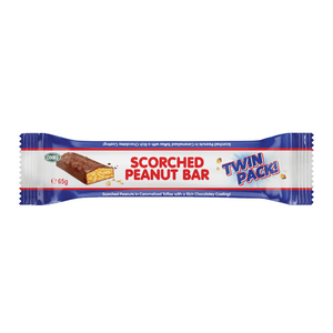 Aussie Chocolate Scorched Peanut Bar Twin Pack 65g Scorched Peanut Bar Twin Pack 65g