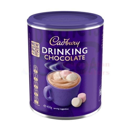 Cadbury Individual Cadbury Drinking Chocolate 450g 9300617290988 JBMDC450 Cadbury Drinking Chocolate 450g