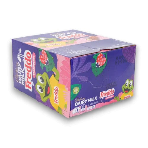 Cadbury Individual Cadbury Freddo Frog Strawberry Pond (72 x 15g in a Display Unit) 19300617019852 TPFS3883 Cadbury Freddo Frog Strawberry Pond (72 x 15g in a Display Unit)