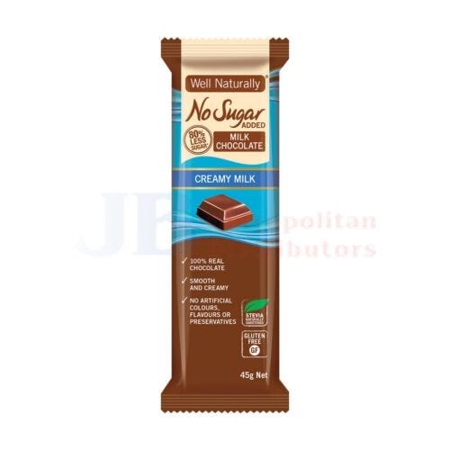 Well Naturally Well Naturally Creamy Milk 45g Well Naturally Creamy Milk 45g