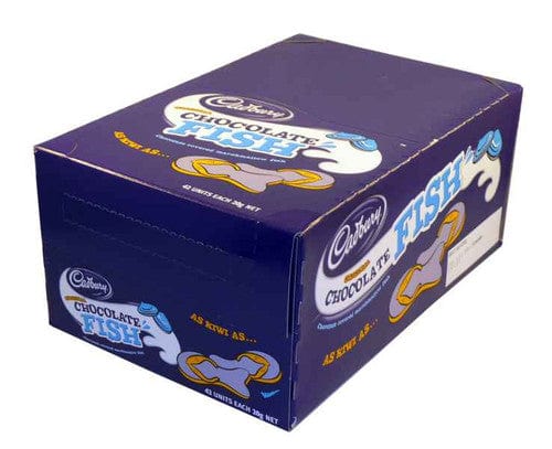 Cadbury Individual Cadbury Chocolate Fish (42 x 20g in a Display Unit) 19400550648901 TPFS1751 Cadbury Chocolate Fish (42 x 20g in a Display Unit)