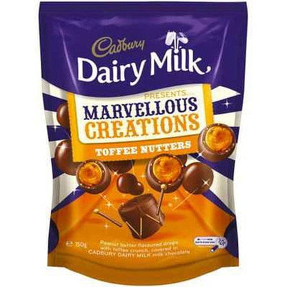 Cadbury Individual Cadbury Marvellous Creations - Toffee Nutters (150g bag x 12pc box) TPFS5641 Cadbury Marvellous Creations - Toffee Nutters (150g bag x 12pc box)
