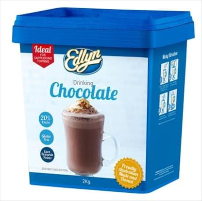 EDLYN Edlyn Chocolate Drinking Gluten Free 2kg Edlyn Chocolate Drinking Gluten Free 2kg