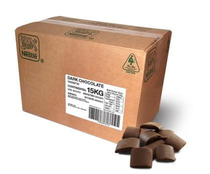 NESTLE Individual Nestle Chocolate Couverture Buttons Dark Bitter Continent 15kg 19300605041186 BD91296 Nestle Chocolate Couverture Buttons Dark Bitter Continent 15kg