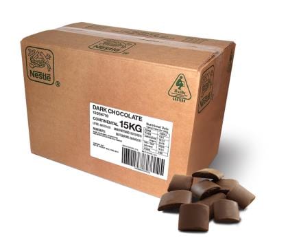 NESTLE Individual Nestle Chocolate Couverture Buttons Dark Bitter Continent 15kg 19300605041186 BD91296 Nestle Chocolate Couverture Buttons Dark Bitter Continent 15kg