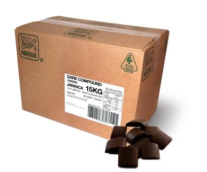 NESTLE Individual Nestle Chocolate Kibble Dark Jamaica Compound 15kg 19300605040974 BD91238 Nestle Chocolate Kibble Dark Jamaica Compound 15kg