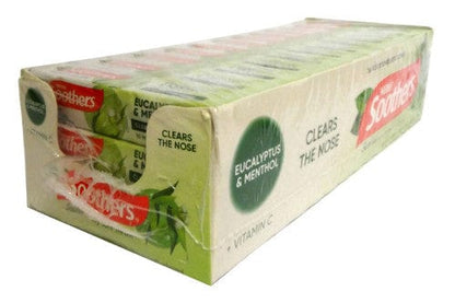 Nestle Individual Nestle Soothers - Eucalyptus and Menthol Medicated lozenges(36 x 40gm pack) 9300684270869 TPFS10592 Nestle Soothers - Eucalyptus and Menthol Medicated lozenges(36 x 40gm pack)