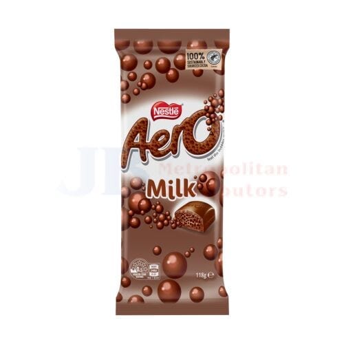 Nestle Nestle Aero Milk Chocolate 118g Nestle Aero Milk Chocolate 118g
