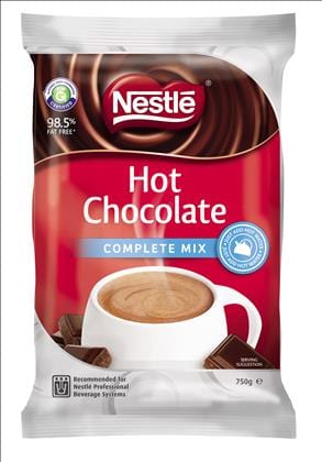 NESTLE Nestle Chocolate Drinking Mix Vending Pack Complete Mix 750g Nestle Chocolate Drinking Mix Vending Pack Complete Mix 750g