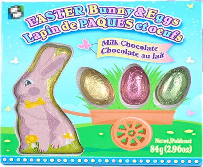 Sweet Treats Individual Easter Bunny & Eggs in a box (84g) - 14/10/20 9312165918207 TPFS10423 Easter Bunny & Eggs in a box (84g) - 14/10/20