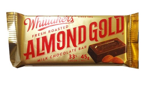 Whittakers Individual Whittakers Almond Slab (50 x 45g) 9403142000180 TPFS5285 Whittakers Almond Slab (50 x 45g)